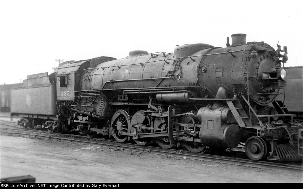 MILW 2-8-2 #335 - Milwaukee Road